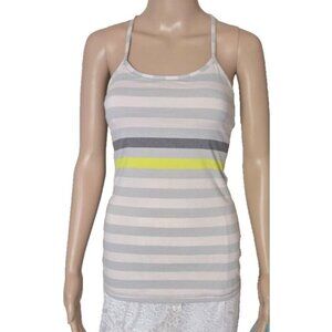 Lululemon Power Y Tank Top striped multicolor Women's Size 4